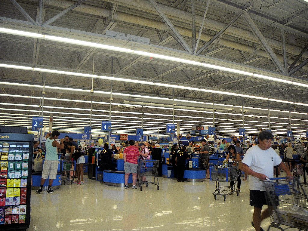 広大なウォルマート