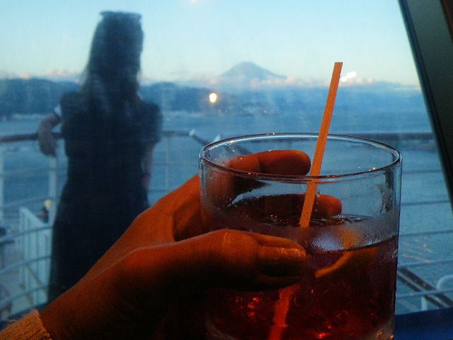 富士山見えたー