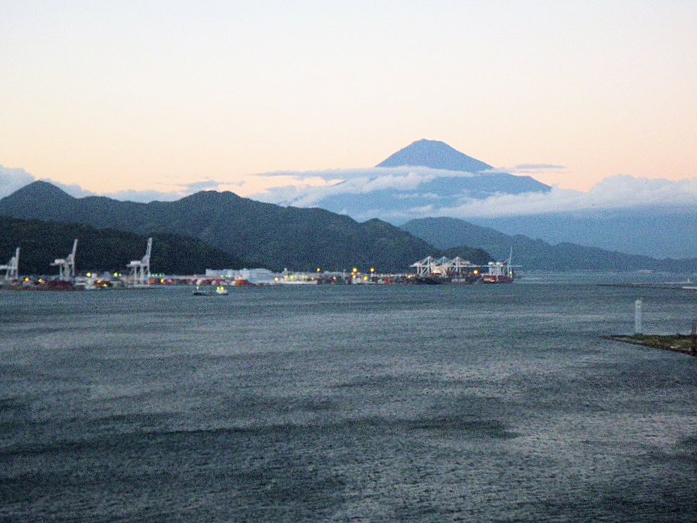 富士山見えたー