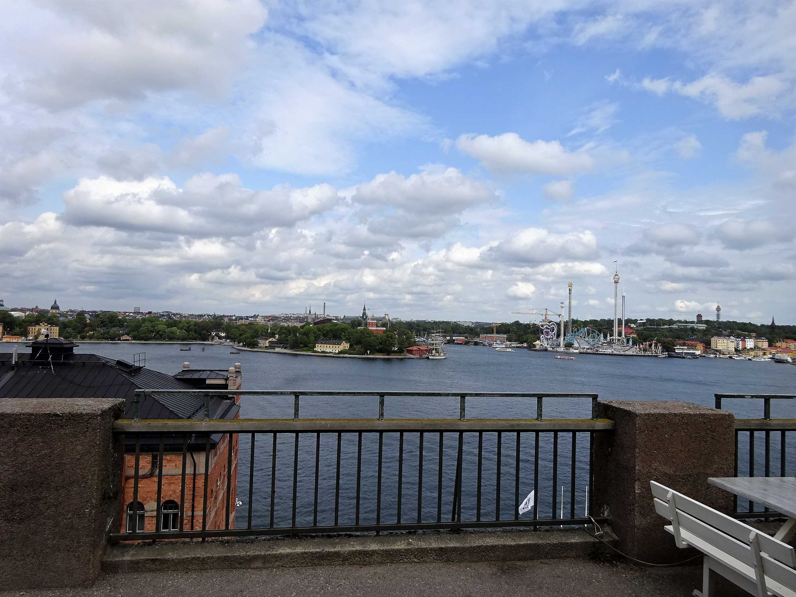 ストックホルムの高台から