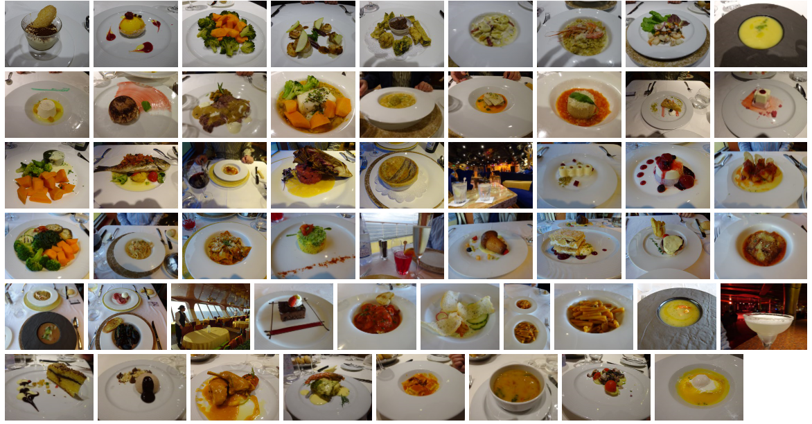 クラブレストラン他で食べたもの