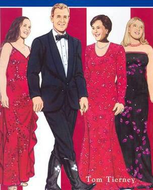 �uGeorge W. Bush and His Family Paper Dolls�v�t�@�[�X�g�t�@�~���[�̎��l�`����낤�I
